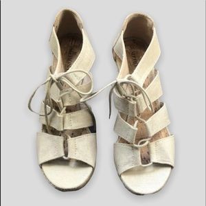 MERONA | PLATFORM WEDGE SANDALS SZ 7.5